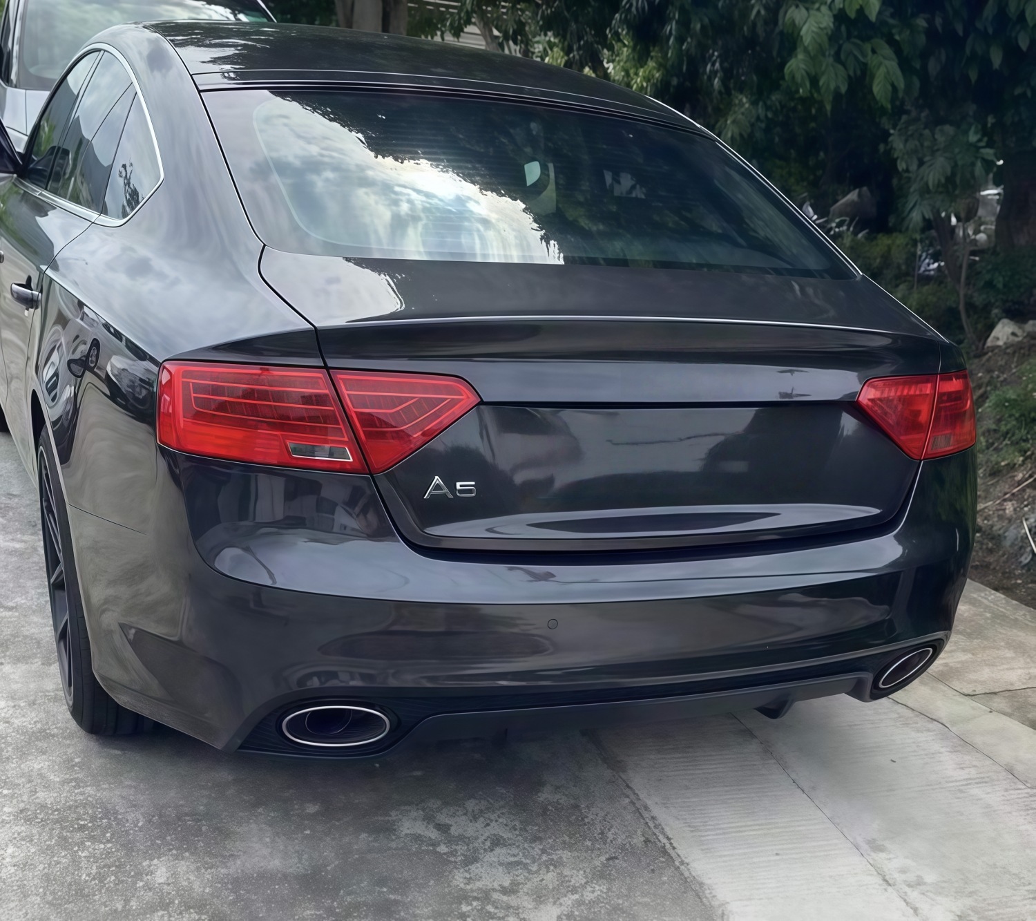 08-16 models, specifically designed for Audi A5 rear bumpers, RS5-style body kit, professional upgrade and modification parts, wholesale