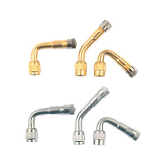 平衡車氣門嘴充氣延長管獨輪車充氣嘴延長杆彎頭延長嘴90°45°