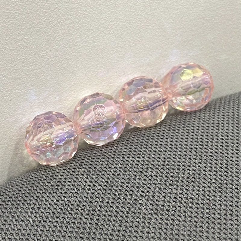 Corte de color sólido transparente, perlas de fútbol de fantasía, perlas de la tierra, bolas de luz de colores, bolas de bricolaje, bolsos diy, pulseras, accesorios para colgar coches image 28