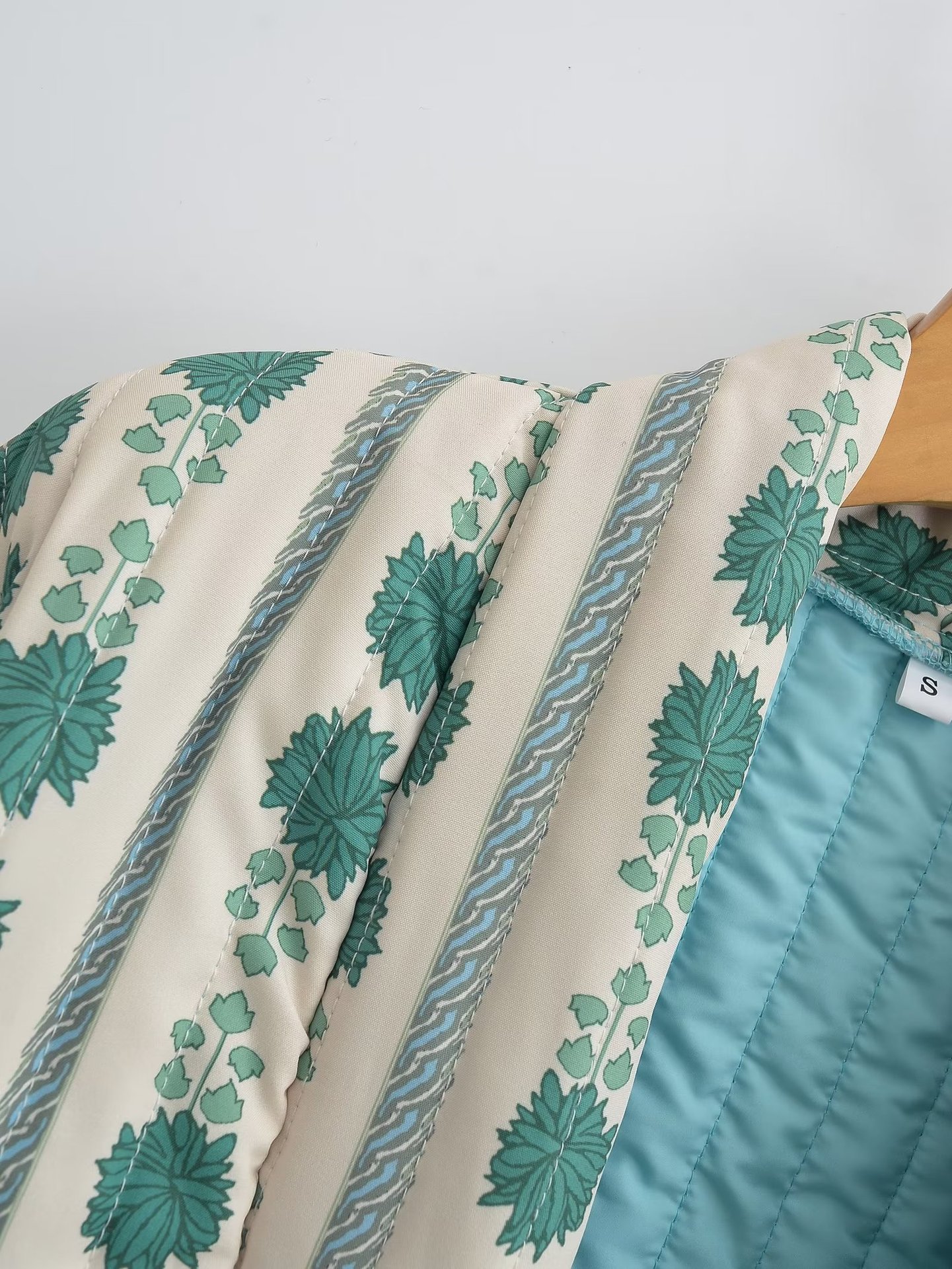 Ethnic Quilted Cotton Printed Cotton Jacket Cotton Jersey