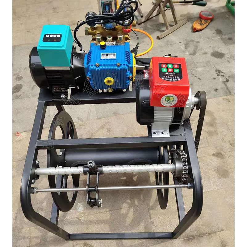 机汽油盘管打药机  远程高压喷雾器 农田喷雾器遥控电动打药机