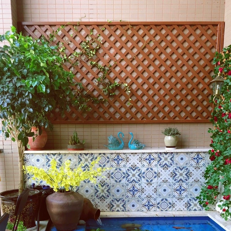 Сетка, антикоррозийный деревянный забор, забор для двора, садовая рамка для восхождения, цветочная подставка, перегородка, украшение на стену для улицы