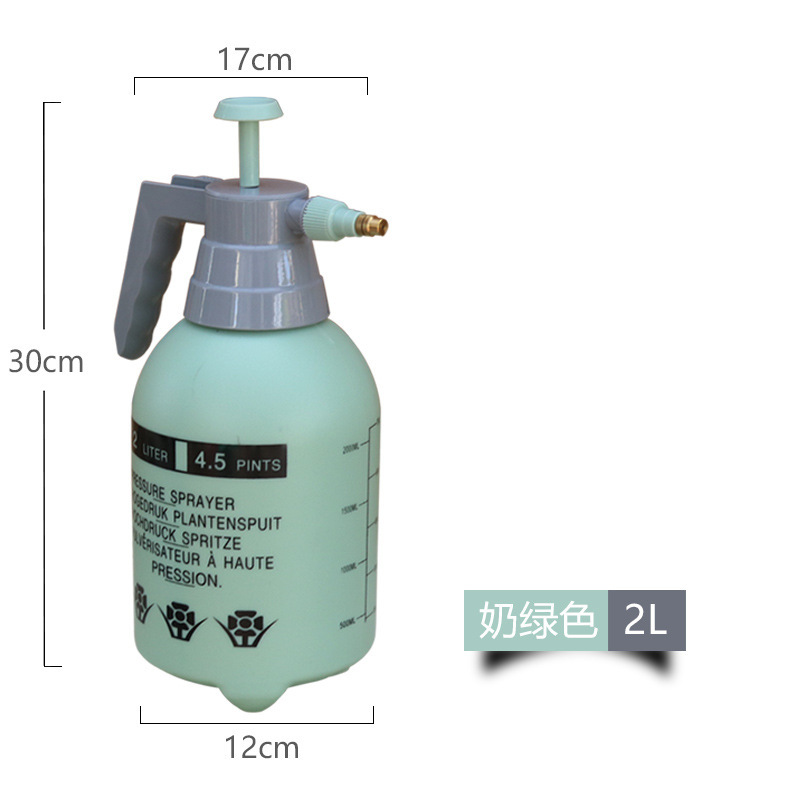 ガーデニングユニバーサル 2L 小型噴霧器家庭用スプレーボトル手動空気圧花水やりボトルノズル家庭用手動空気圧|undefined