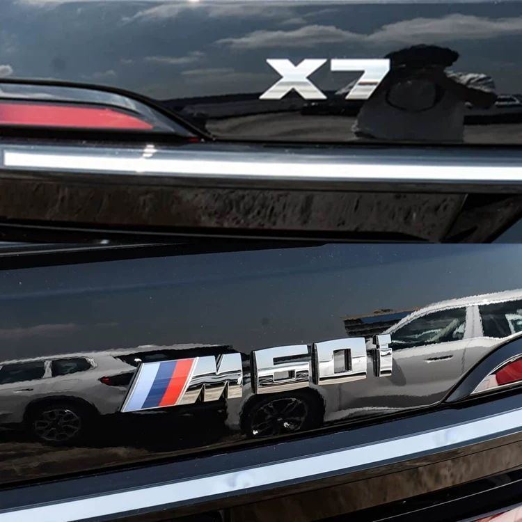 Suitable for BMW X2M35i, X3M40i, X4M40i, X5M40i, X6M50i, and X7M60i car emblems and lettering