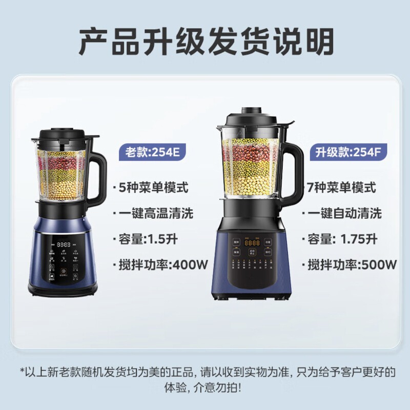 美的壁破壊機 MJ-PB40E254F 豆乳マシンジュース絞り調理補助食品マシンハイパワー高速調理 1.7 リットル|undefined