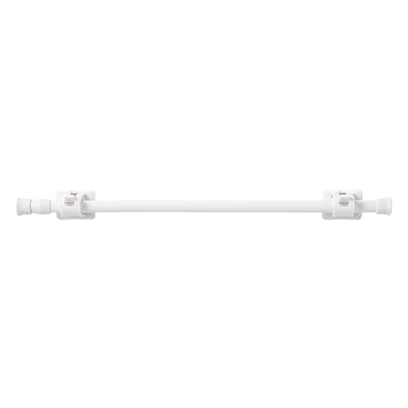Curtain Telescopic Rod, Shoe Cabinet Partition Rod, Bathroom Curtain Rod, Door Curtain Rod, Clip Hook Support Frame, No-Drill Telescopic Rod