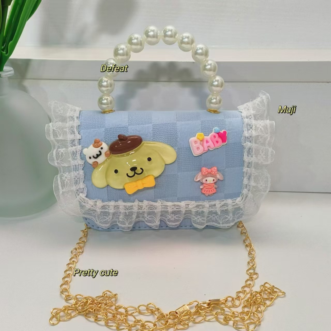 Bolso de perlas bolso de cinturón bolso de princesa bolso de cambio bolso de cadena bolso de princesa Melody Koolomi niños