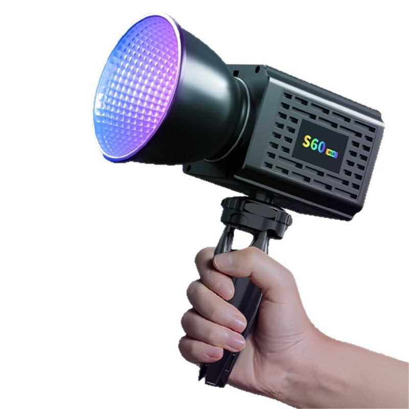 RGB ハイパワーフィルライト充電式 COB 照明屋外ライブブロードキャスト写真ハンドヘルドポータブル屋外撮影ライト|undefined