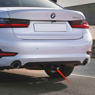 black carbon fiber bumper – Spoiler