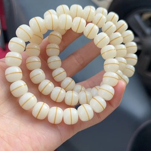 Factory wholesale a line of day Bodhi root barrel beads bracelet a line of day old barrel beads Bodhi Root single ring around the finger soft
