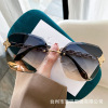 Advanced sunglasses, gradient, light luxury style, high-quality style, internet celebrity