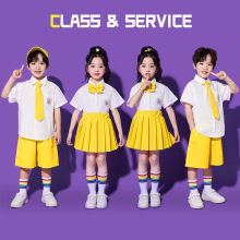 六一儿童啦啦队演出服学院风诗歌朗诵小学生校运动会班服幼儿园夏