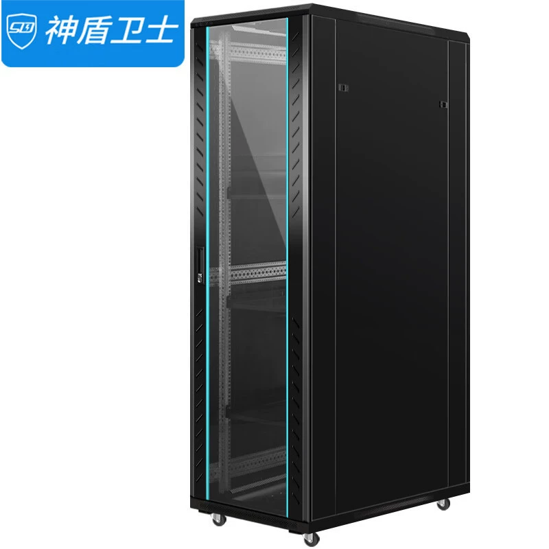 Стандартный серверный шкаф Shield Guardian SDWS на 2 метра, 42U, стеклянная дверь, глубина 1000 мм, 19 дюймов, слабый ток