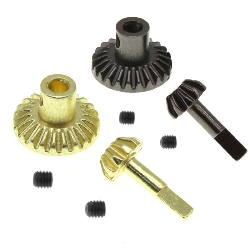 Naughty Dragon D12 pickup C24 remote control car modification metal upgrade accessories wear-resistant steel gear driving gear bevel gear