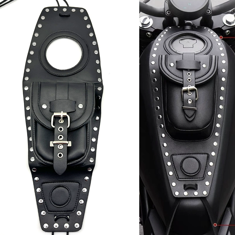 Сумка для топливного бака мотоцикла cm300/500 Jinjila 450, кожаная, водонепроницаемая, очень большая, водонепроницаемая и износостойкая.