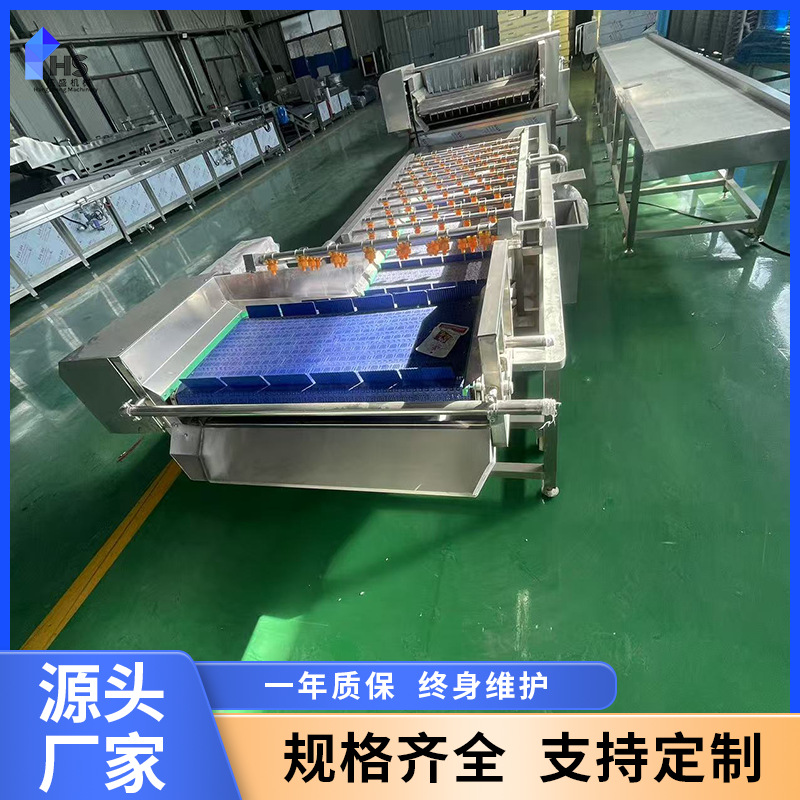 Máquina de limpieza de pulverización de alta presión de maní para eliminación de impurezas de productos agrícolas línea de ensamblaje de limpieza de burbujas de granos de maíz