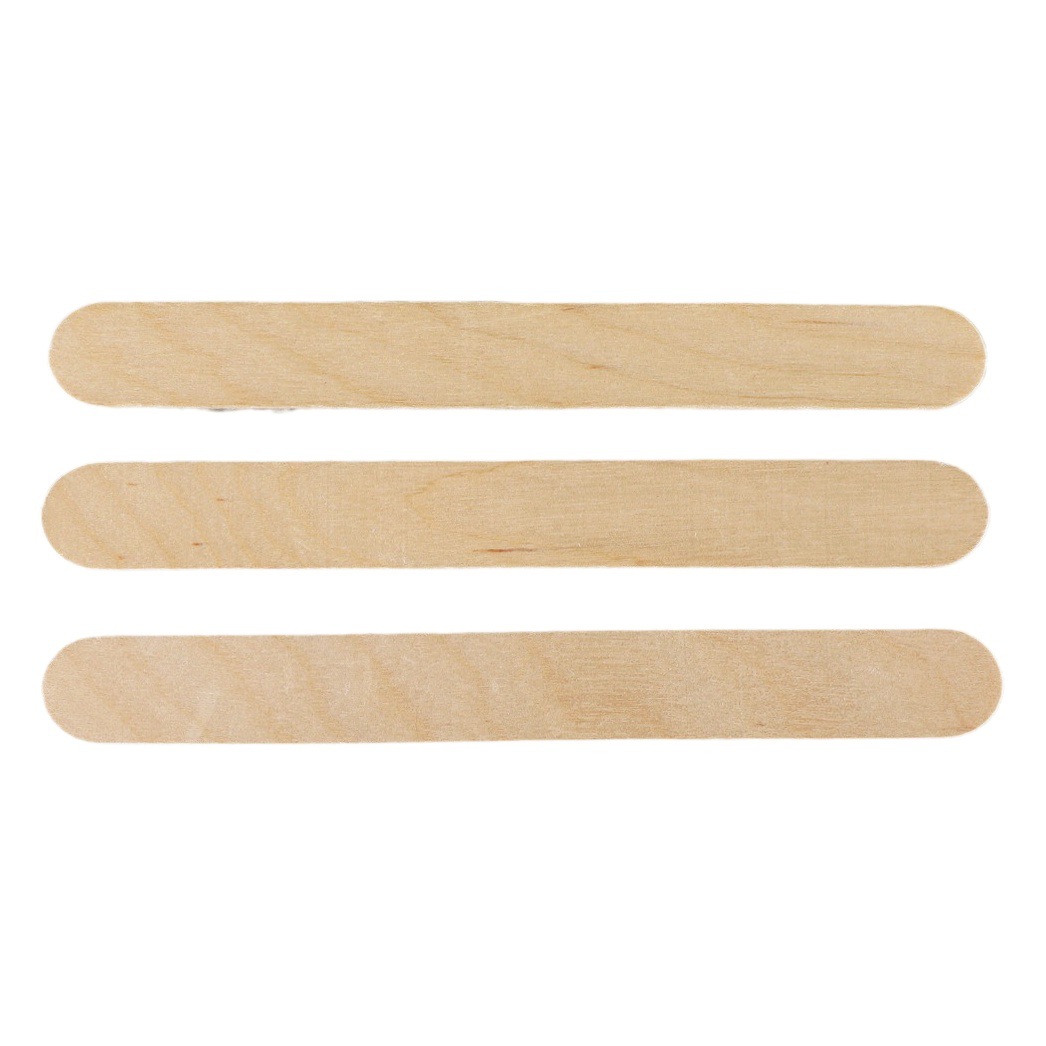 Depresores linguales desechables, sin empaque individual, para examen oral, aplicación de mascarillas faciales, palitos de madera, venta al por mayor, para salones de belleza.