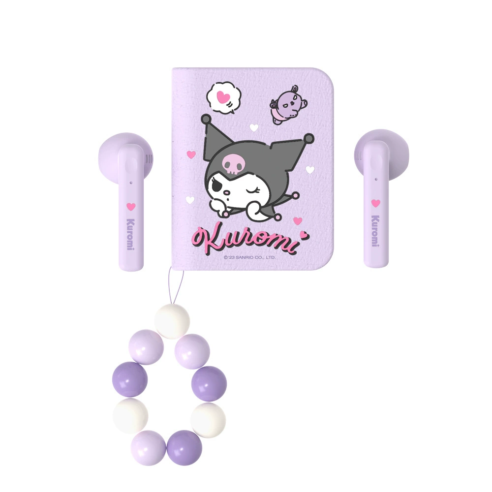 Подлинный (Genuine) наушники Bluetooth с куклой Sanrio, Kuromi Cinnamon собака, наушники беспроводные, версия 5.0, совместная модель