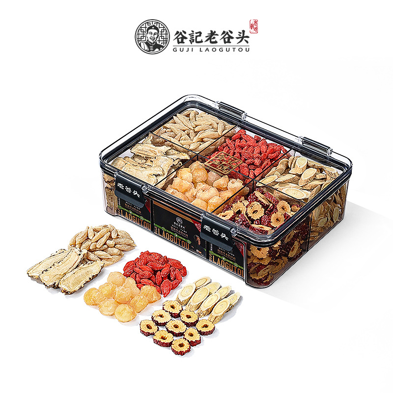 Liuwu Yueyan Tea Astragalus Goji Angelica Red Date Ophiopogon Longan Herbal Blend 455g specifications