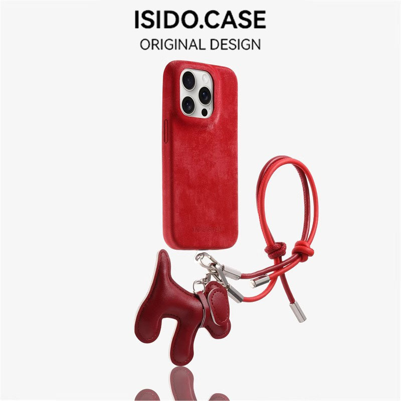Estilo coreano ins franela de color sólido para iphone16ProMax cordón para cachorros 13 Apple 15 funda para teléfono móvil 14P hembra