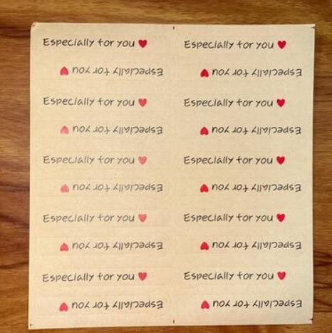 3 pegatinas para usted (60 pegatinas)