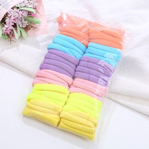 Korean cute girly style high elastic rubber band seamless towel ring hair band small fresh headband hair accessories wholesale