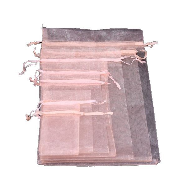 Bolsas de hilo transparentes multicolores personalizadas bolsas de hilo de prueba bolsas de embalaje de dulces redondas bolsas de regalo de boda festiva fábrica