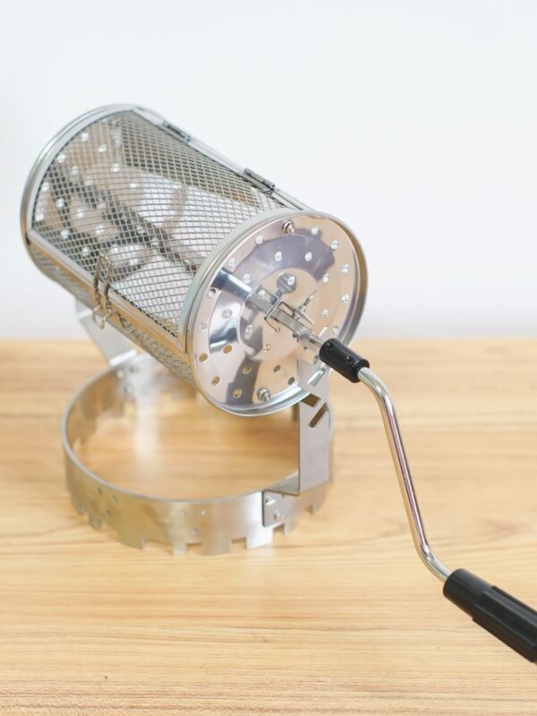 Semi-Direct Fire Hand-Cranked Coffee Bean Roaster Coffee Hand Net Roaster Coffee Green Bean Roaster