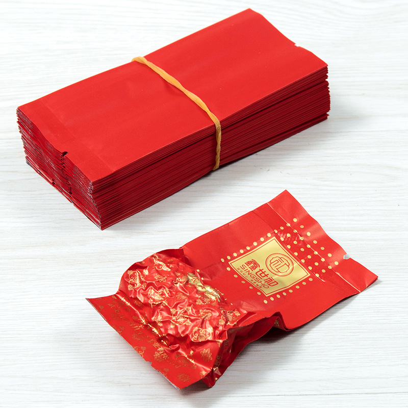 12克镀铝袋茶叶包装袋小袋真空铝箔泡袋绿茶乌龙井真空包装防潮