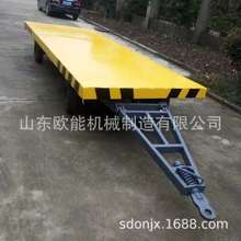 8吨平板拖车 工业重型拖板车 货运站大型货物运输车 物流台车