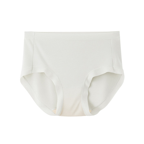 Cerotich modal women's nude comfortable solid color briefs summer thin underwear mid-waist anti-exposure pants