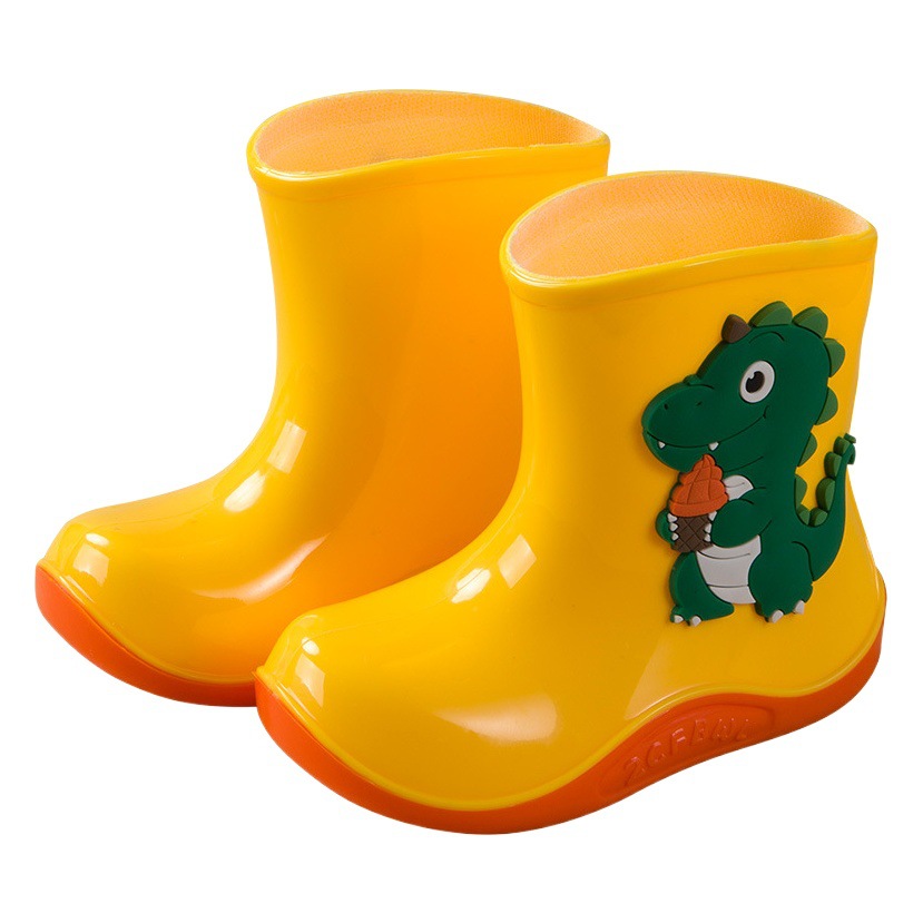 Children's rain boots new cartoon cute boys baby rain boots girls students children toddler water shoes waterproof rubber shoes