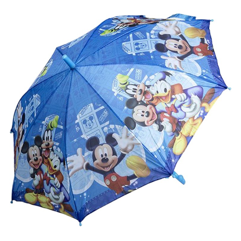 Children's Umbrella Cartoon Print Boys and Girls Student Umbrella 45 # Hot Selling Automatic Straight Pole Children's Umbrella at Tourist Attractions