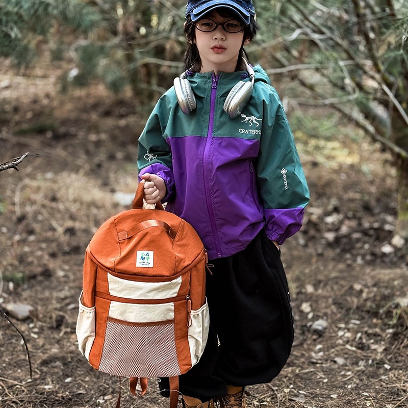 Mochila coreana de gran capacidad para niños y niñas, mochila de ocio, mochila de montaña al aire libre, moda, mochila de color para niños.