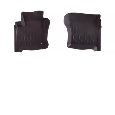 Universal Foot Pad: Floor Mats Tpe Rubber Waterproof - black-left-hand-drive-lc76lc79lc71-driver-passenger-tpe-floor-mats-2-pieces-in-total-old-model-before-2024-full-tpe-special-car-dedicated