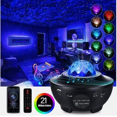 クロスボーダー聚宝盆満天星星空レーザー水波紋投影灯bluetooth舞台ランプ寝室雰囲気小夜灯