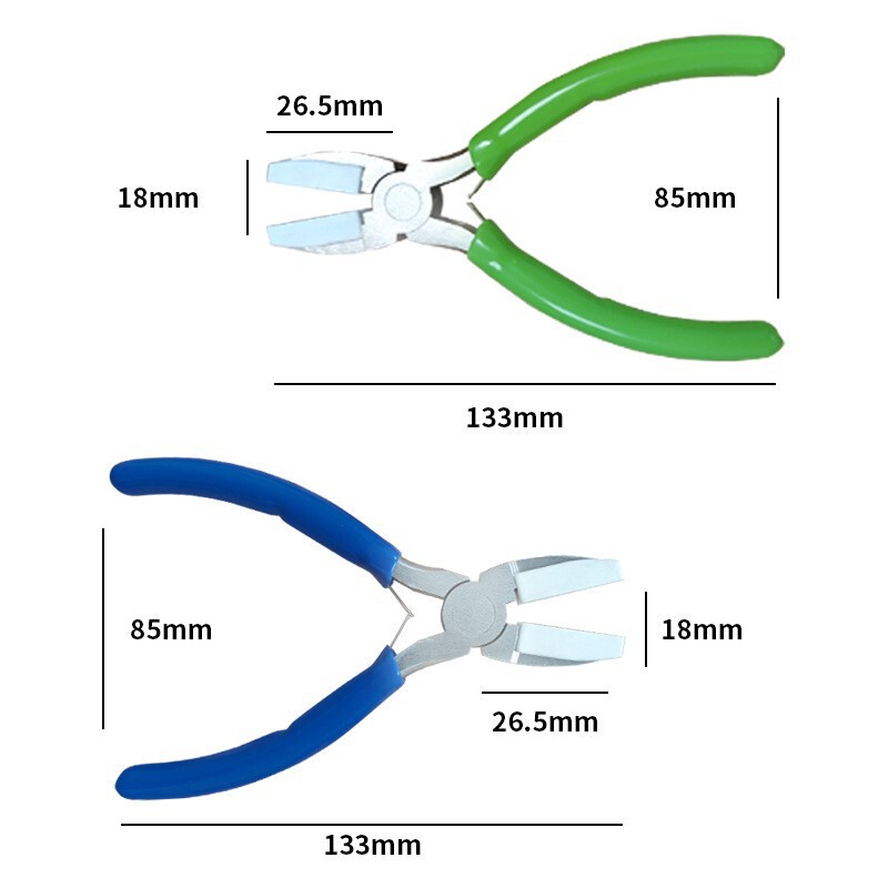 Nylon flat nose pliers Mini jewelry pliers blue pliers diagonal pliers plastic nozzle Mini jewelry DIY handmade pliers Nylon flat nose pliers Mini jewelry pliers blue pliers diagonal pliers plastic nozzle Mini jewelry DIY handmade pliers