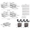 Matte set stainless steel, 3 piece set