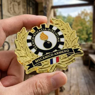 设计徽标定制logo铸造锌合金硬珐琅法国金属徽章徽章胸章别针工厂
