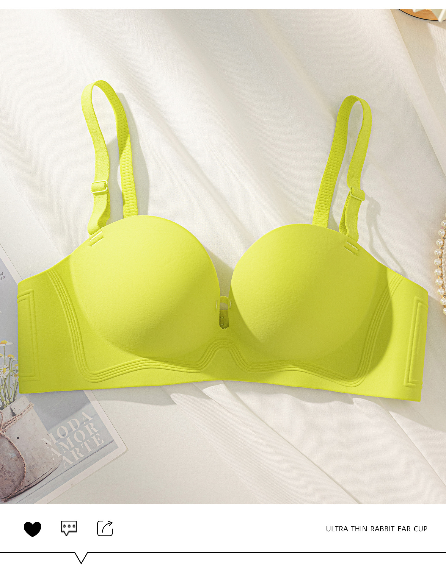 Venta directa de fábrica comercio electrónico transfronterizo Sudeste de Asia Vietnam Tailandia damas soporte superior simple sin costuras colección lateral sujetador