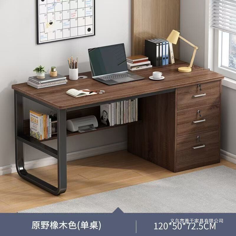 Computer Desk, Desktop Home Writing Desk with Drawers, Rental House Desk, Student Desk, Bedroom Simple Study Desk Computer Desk, Desktop Home Writing Desk with Drawers, Rental House Desk, Student Desk, Bedroom Simple Study Desk