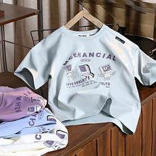 童装夏装男童T恤夏季2025新款冰感儿童半袖衣服夏款薄款短袖批发