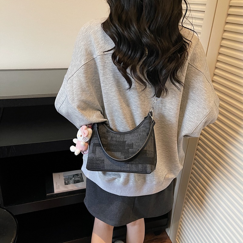 Hanfeng temperamento simple bolso cuadrado para mujeres 2026 nuevo mochila de textura de moda diaria viaje bolsa de hombro