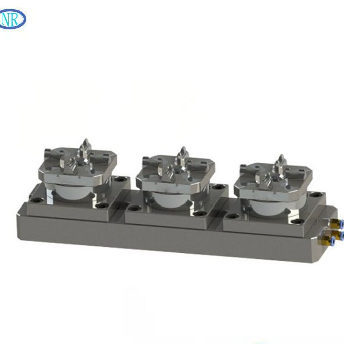 三工位CNC气动基准卡盘快速定位 3R夹具 D100型CNC1出 3气动卡盘