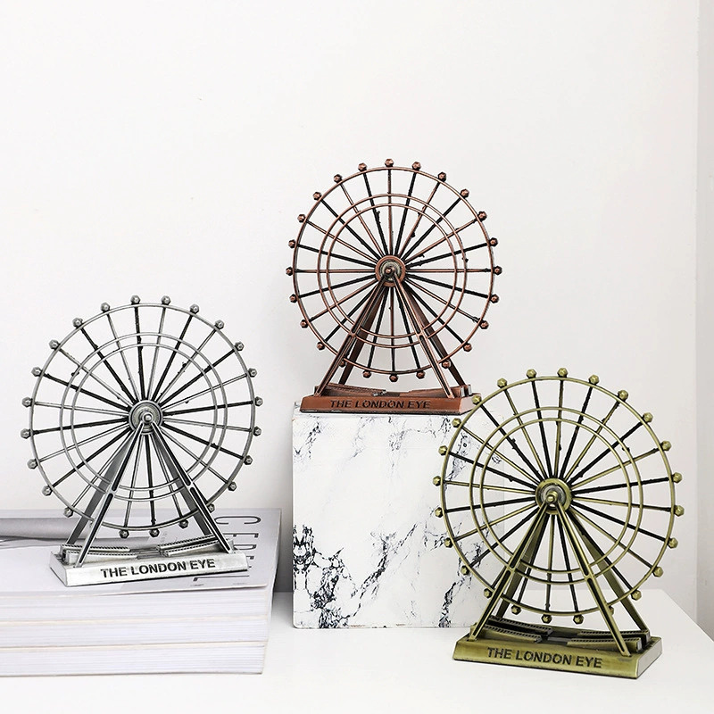 Retro rotating table metal Ferris wheel, Birthday gift