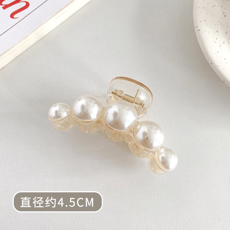 Tocado con clip cuadrado de Maillard, elegante coreano francés, retro, clip de tiburón, red, temperamento rojo, pinza para el cabello, accesorios para el cabello