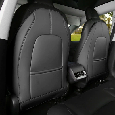 Suitable for Tesla Model 3/Y Rear Seat Anti-Kick Pad Seat Cover Seat Cushion Anti-Kick Pad Modification Accessories (Other Automotive Interior Supplies) - full-series-model3y-all-inclusive-anti-kick-pad-1-pair