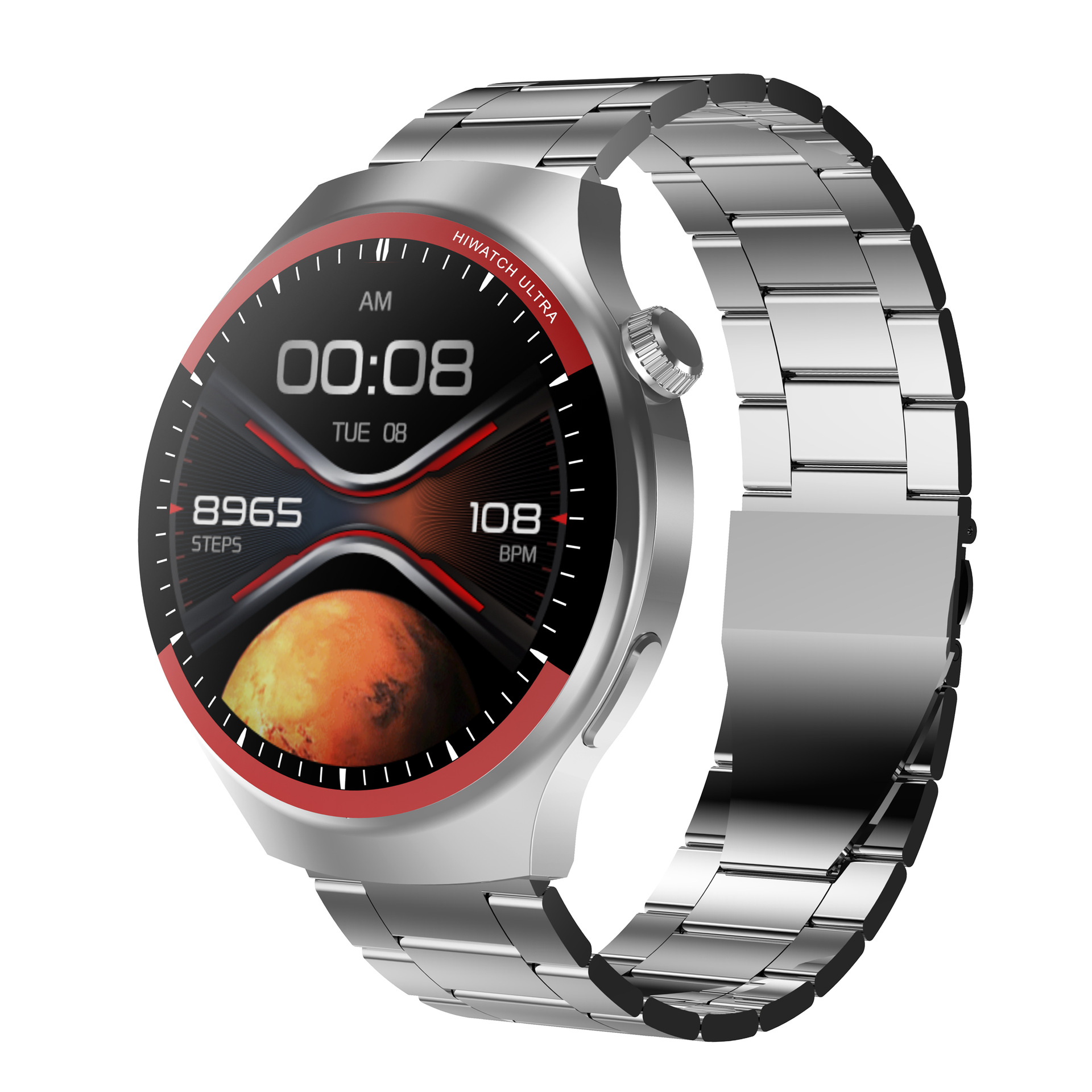 Reloj inteligente Watch4 Pro explosivo transfronterizo 1.52inch llamada Bluetooth frecuencia cardíaca recordatorio de mensaje de oxígeno en sangre