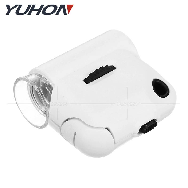 55 раз Портативная Лупа античный драгоценный камень фарфор Нефритовый нефрит каллиграфия и живопись Высокая мощность микроскоп светодиодный свет