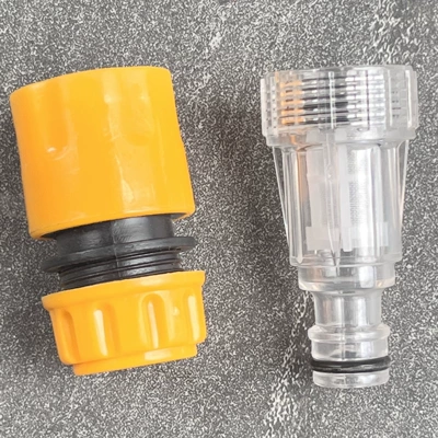 Connector Universal, High pressure car wash water gun - plastic-quick-connect-crystal-filter-nozzle-for-car-wash-machines
